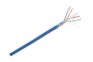 異向螺旋結構Cat.6屏蔽PVC雙絞線纜
